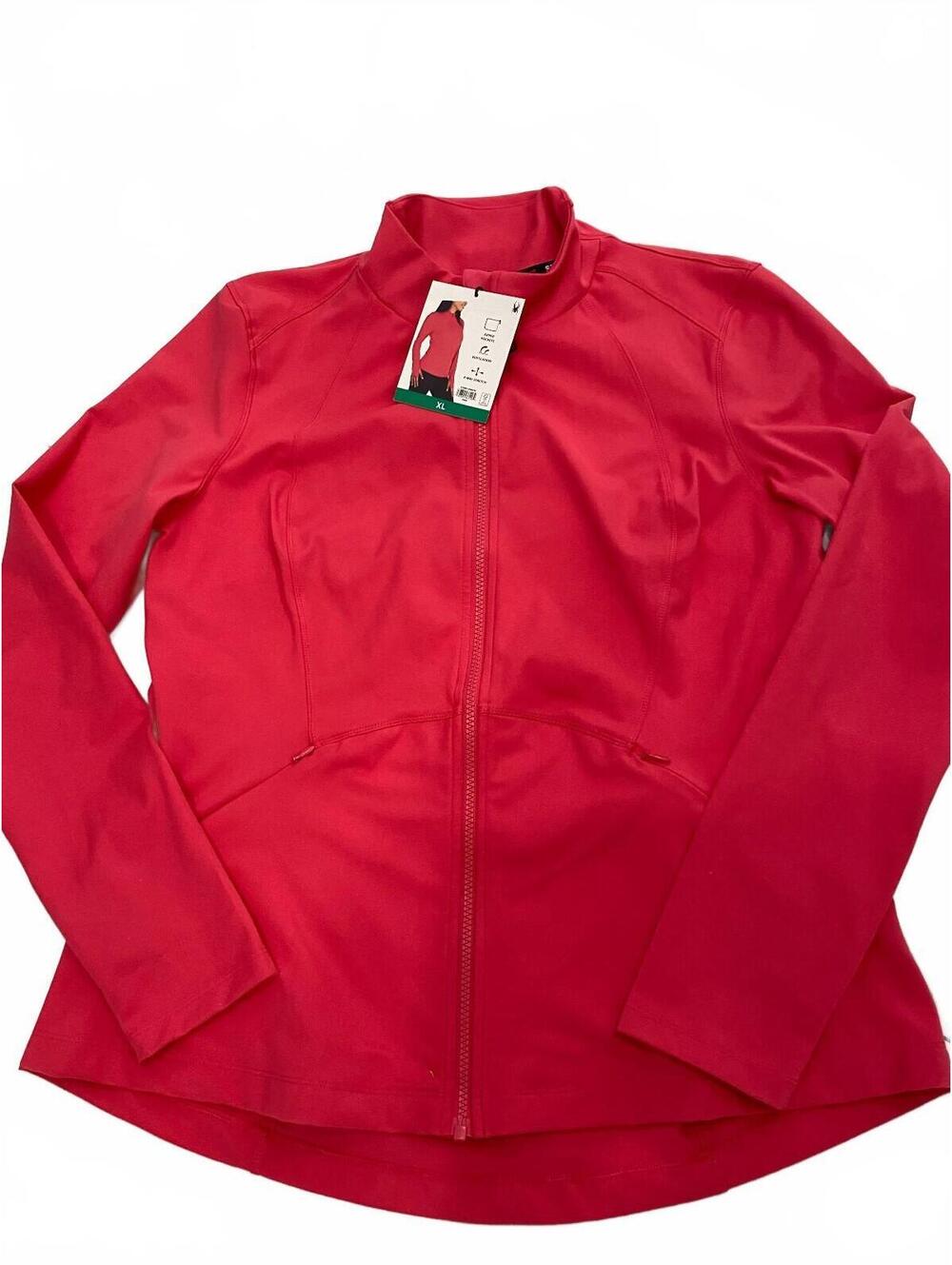 Spyder Active Women's Pink Full-Zip Athletic Jacket XL NWT